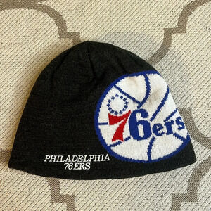 Adidas NBA Philadelphia 76’ers basketball reversible beanie